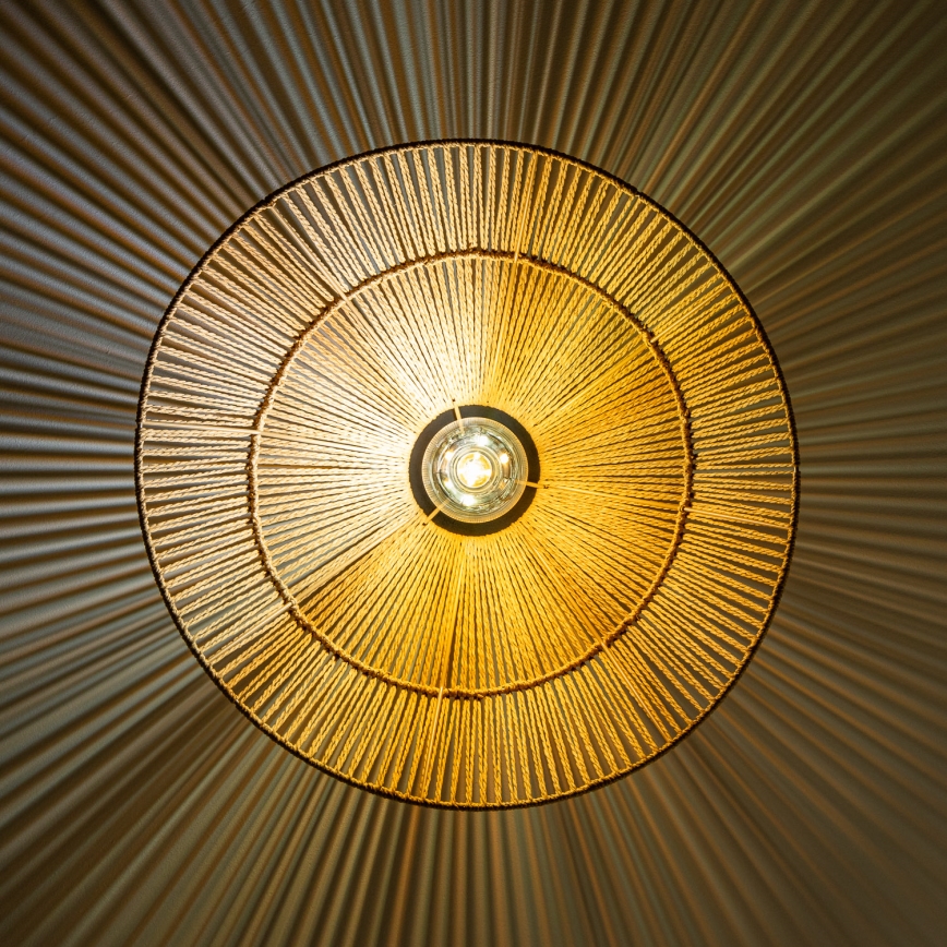 Brilagi - LED virsmas griestu lampa CERIA BOHO 1xE27/40W/230V Ø 50 cm brūna