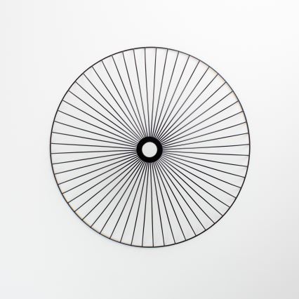 Brilagi - LED virsmas griestu lampa CERIA WIRE 1xE27/40W/230V Ø 60 cm melna/ozols