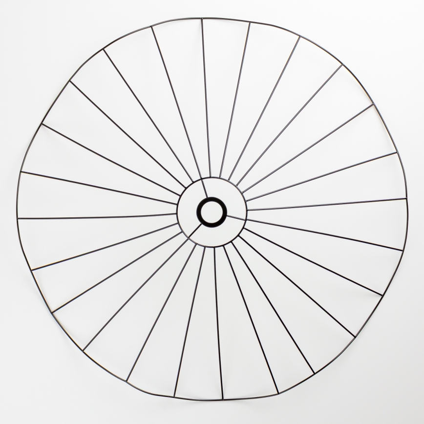 Brilagi - LED virsmas griestu lampa CERIA WIRE 1xE27/40W/230V Ø 80 cm melna/ozols