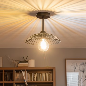 Brilagi - LED virsmas griestu lampa CERIA WIRE 1xE27/60W/230V diametrs 26 cm melna