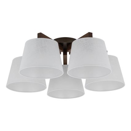 BRILAGI - LED virsmas griestu lampa LATTE 5xE27/15W/230V priede/balta
