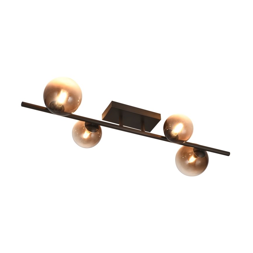 Brilagi - LED virsmas griestu lampa MILLA 4xG9/3W/230V brūna/dūmakaina brūna