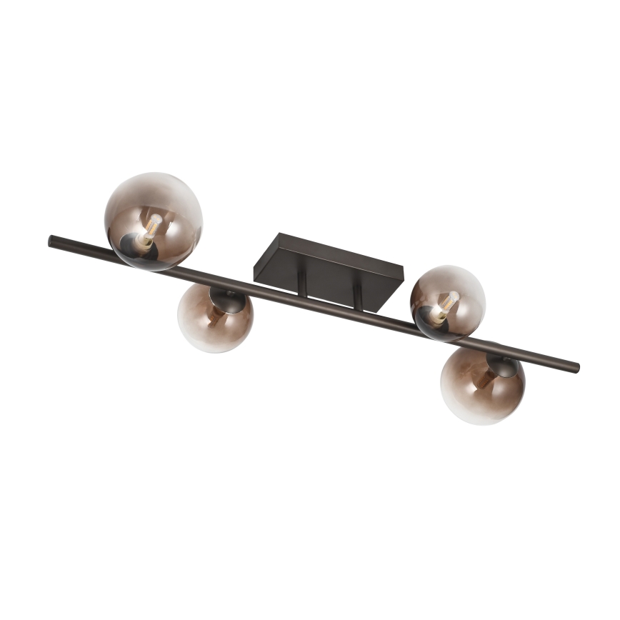 Brilagi - LED virsmas griestu lampa MILLA 4xG9/3W/230V brūna/dūmakaina brūna