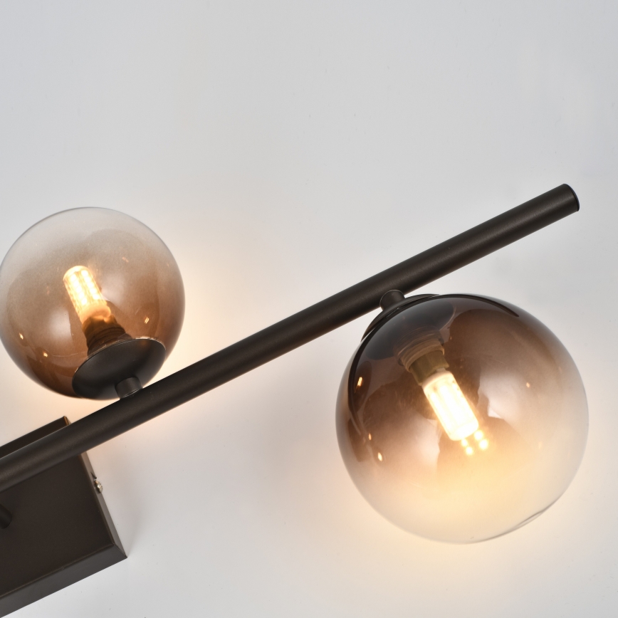 Brilagi - LED virsmas griestu lampa MILLA 4xG9/3W/230V brūna/dūmakaina brūna