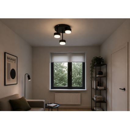 BRILAGI - LED virsmas griestu lampa MONO 3xGX53/30W/230V melna