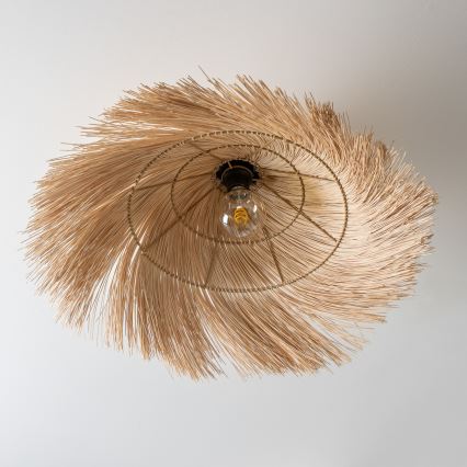 Brilagi - LED virsmas griestu lustra CERIA BOHO 1xE27/40W/230V Ø 70 cm ratāns