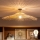 Brilagi - LED virsmas griestu lustra CERIA BOHO 1xE27/60W/230V Ø 100 cm melna/bēša