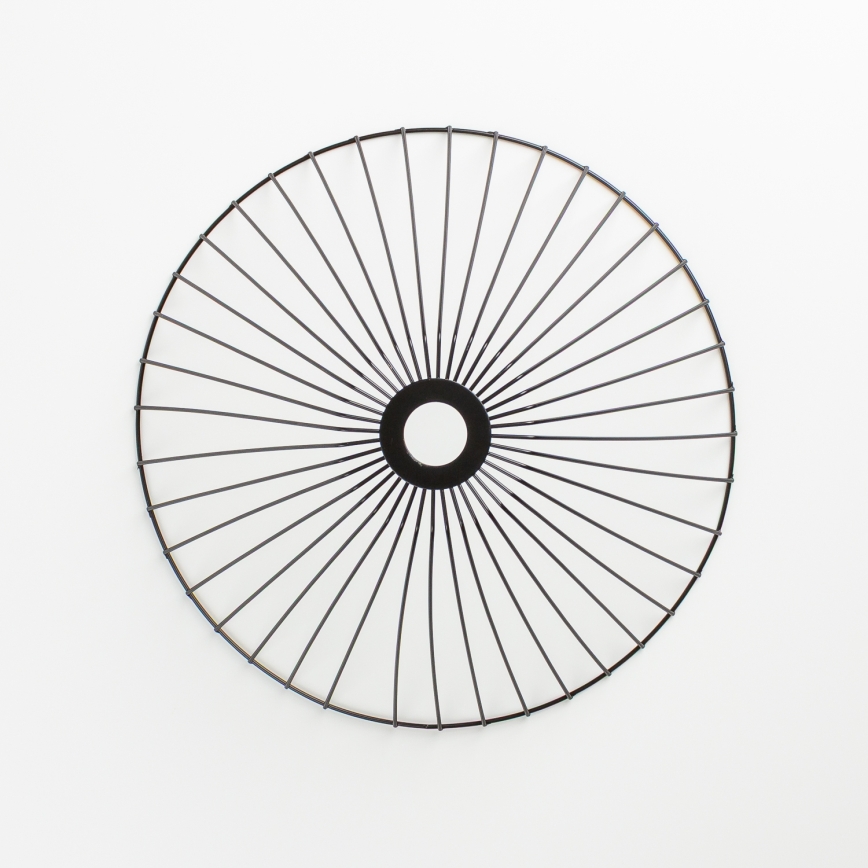 Brilagi - LED virsmas griestu lustra CERIA WIRE 1xE27/40W/230V Ø 45 cm melns/ozols