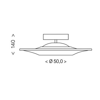 Brilagi - LED virsmas griestu lustra VERANO LED/15W/230V