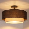 Brilagi - LED virsmas griestu lustrs BOHO ECO 1xE27/10W/230V Ø 40 cm brūna/krēmkrāsaina
