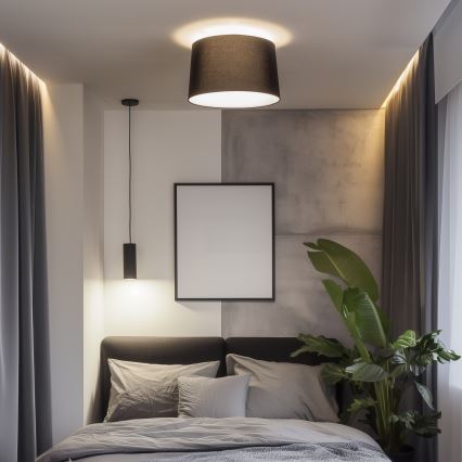 Brilagi - LED virsmas griestu lustrs CERIA 1xE27/40W/230V Ø 45 cm melns