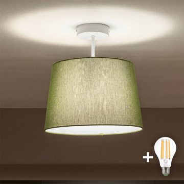 Brilagi - LED virsmas griestu lustrs CERIA 1xE27/60W/230V Ø 30 cm balts/zaļš