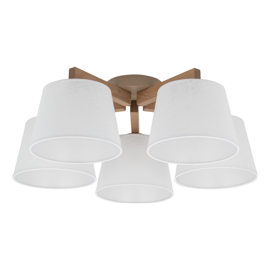 BRILAGI - LED Virsmas griestu lustrs LATTE SABIA 5xE27/15W/230V priede/balta