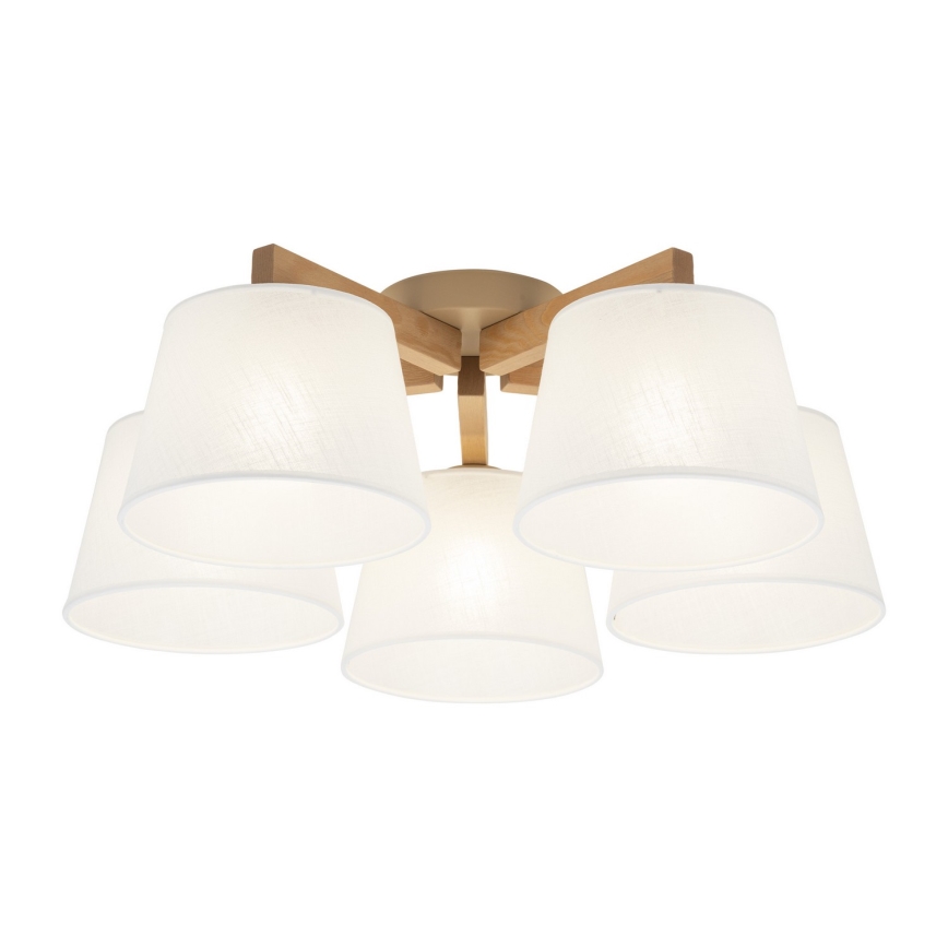 BRILAGI - LED Virsmas griestu lustrs LATTE SABIA 5xE27/15W/230V priede/balta