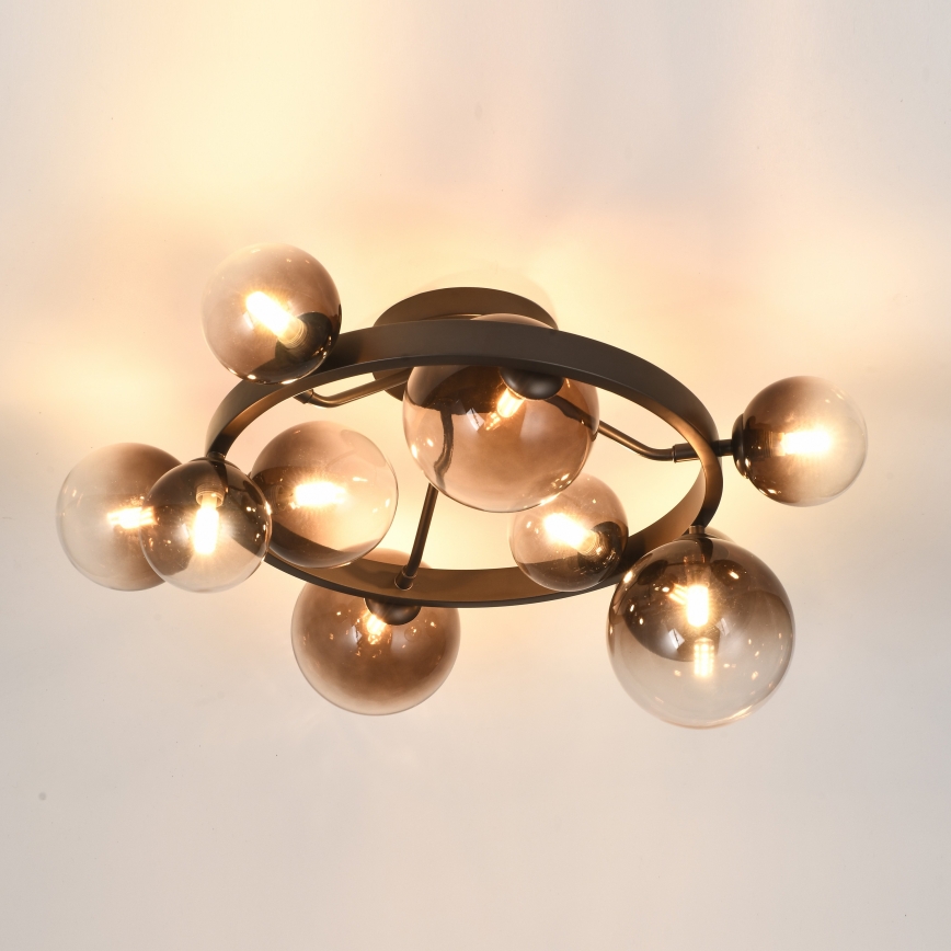 Brilagi - LED virsmas lampa MILLA 10xG9/3W/230V brūna/dūmakaini brūna