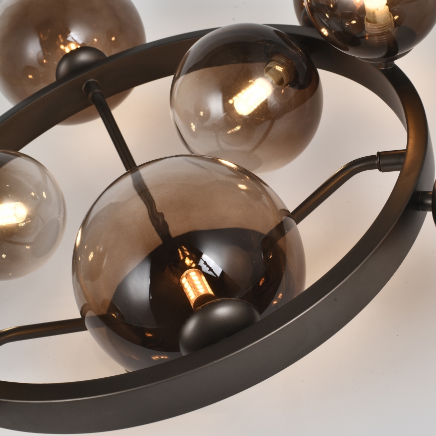 Brilagi - LED virsmas lampa MILLA 10xG9/3W/230V brūna/dūmakaini brūna