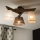 Brilagi - LED Virsmas lustra ANTHONY 3xE14/40W/230V ozola valrieksts