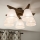 Brilagi - LED Virsmas lustra ANTHONY 5xE14/40W/230V ozola valriekstu/balts