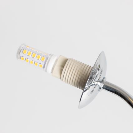 Brilagi - LED virsmas lustra MISTEL 15xG9/3W/230V melns hroms/dūmainais