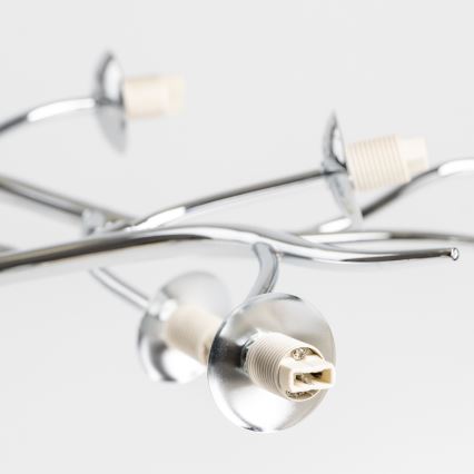 Brilagi - LED virsmas lustra MISTEL 15xG9/3W/230V melns hroms/dūmainais