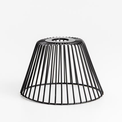 Brilagi - LED virsmas lustrs CERIA WIRE, 1x E27/40W, 230V, Ø 80 cm, melns/ozols