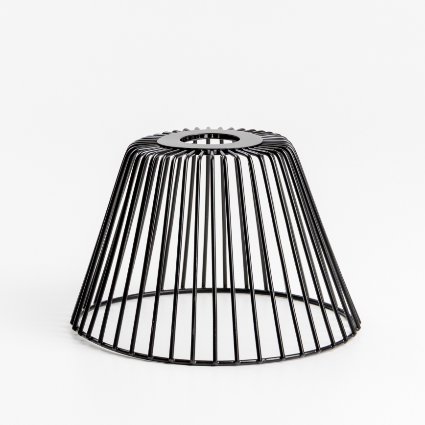 Brilagi - LED virsmas lustrs CERIA WIRE, 1x E27/40W, 230V, Ø 80 cm, melns/ozols