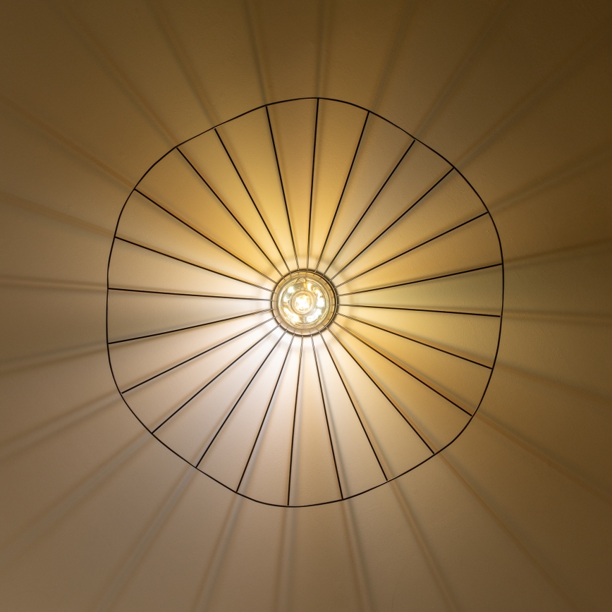 Brilagi - LED virsmas lustrs CERIA WIRE 1xE27/40W/230V Ø 80 cm melna