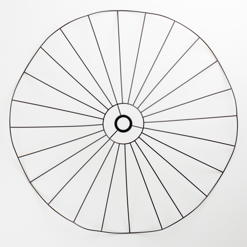 Brilagi - LED virsmas lustrs CERIA WIRE 1xE27/40W/230V Ø 80 cm melna