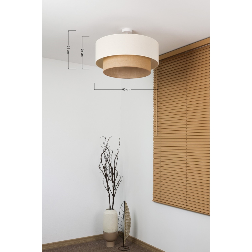 Brilagi - LED virsmas montāžas griestu lampa BOHO STYLE 3xE27/15W/230V Ø 60 cm