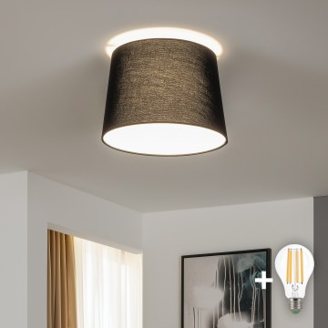 Brilagi - LED virsmas montējamā griestu lampa CERIA 1xE27/40W/230V Ø 30 cm melna