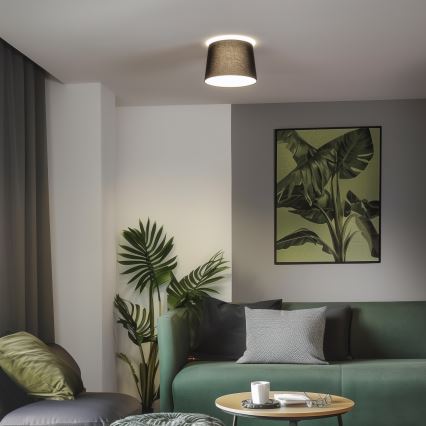 Brilagi - LED virsmas montējamā griestu lampa CERIA 1xE27/40W/230V Ø 30 cm melna