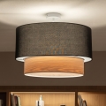 Brilagi - LED virsmas montējamā griestu lampa CERIA 1xE27/60W/230V Ø50 cm balta/melna/bēša
