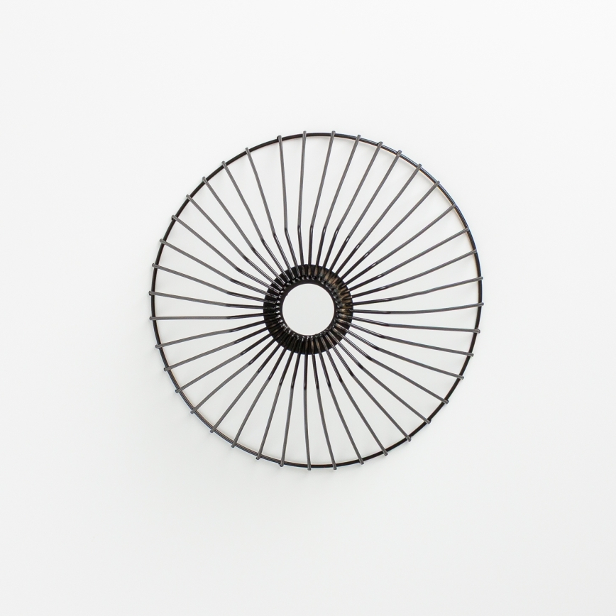 Brilagi - LED virsmas montējamā griestu lampa CERIA WIRE 1xE27/40W/230V Ø 30 cm melna/ozols