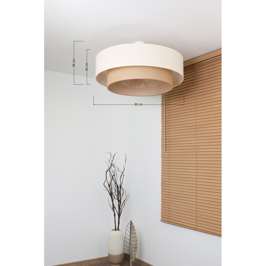 Brilagi - LED virsmas montējamā griestu lustra BOHO STYLE 3xE27/15W/230V Ø 80 cm