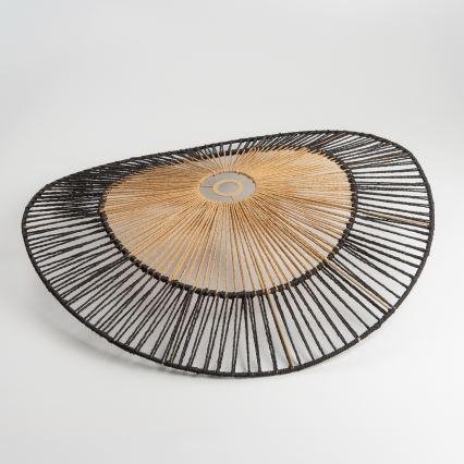 Brilagi - LED virsmas montējamā lustra CERIA BOHO 1xE27/40W/230V Ø 50 cm melna/brūna