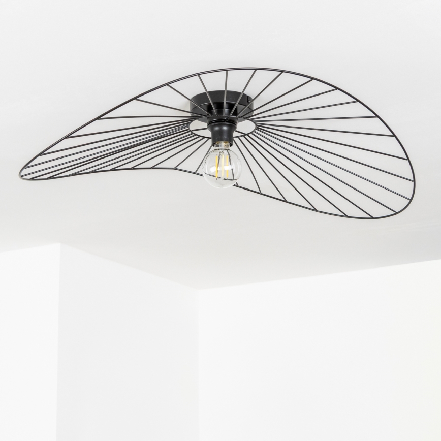 Brilagi - LED virsmas montējamā lustra CERIA WIRE 1xE27/40W/230V 60x80 cm melna
