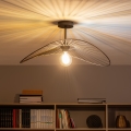 Brilagi - LED virsmas montējamā lustra CERIA WIRE 1xE27/60W/230V 40x56 cm, melna/bronzas krāsa