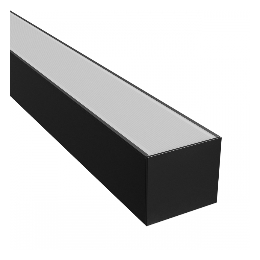 Brilagi - LED Griestu virsmas gaismeklis FULLDAY LED/20/30/40W/230V 2700/4000/6000K 120 cm UGR19 melns