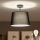 Brilagi - LED virsmas montējams griestu gaismeklis CERIA 1xE27/60W/230V Ø 30 cm melns