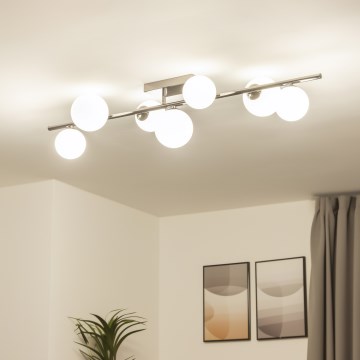 Brilagi - LED virsmas montēta lustra MILLA 7xG9/3W/230V melns hroms/balts
