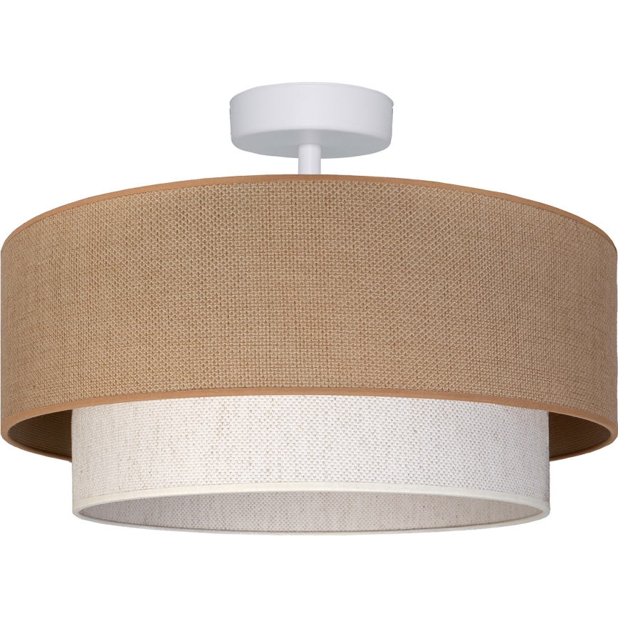 Brilagi - LED virsmas piestiprināma griestu lampa BOHO ECO 1xE27/10W/230V Ø 40 cm bēša/krēmkrāsa