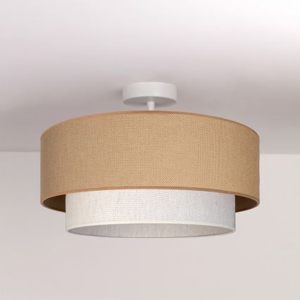 Brilagi - LED virsmas piestiprināma griestu lampa BOHO ECO 1xE27/10W/230V Ø 40 cm bēša/krēmkrāsa