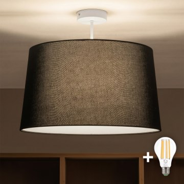 Brilagi - LED virsmas piestiprināma griestu lampa CERIA 1xE27/60W/230V Ø45 cm balta/melna