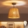 Brilagi - LED virsmas piestiprināmā griestu lampa CERIA BOHO 1xE27/60W/230V Ø 28 cm melna/brūna