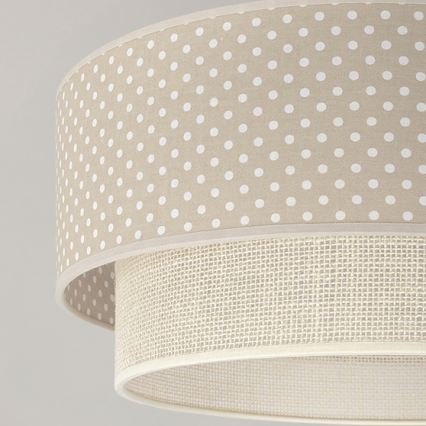 Brilagi - LED virsmas griestu lampa BOHO BOBO 1xE27/60W/230V Ø 40 cm, punkti, bēša/krēma