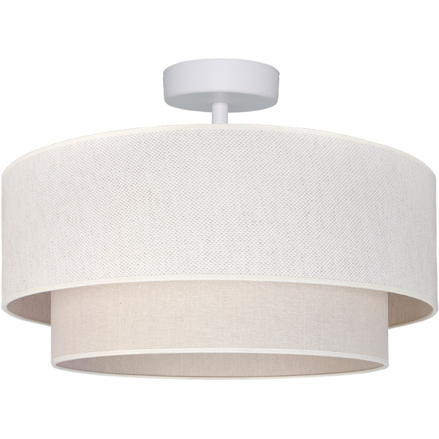 Brilagi - LED virsmas piestiprināma lustra BOHO ECO 1xE27/10W/230V Ø 40 cm krēmkrāsas