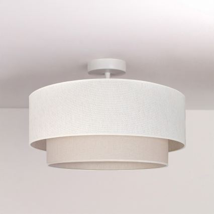 Brilagi - LED virsmas piestiprināma lustra BOHO ECO 1xE27/10W/230V Ø 40 cm krēmkrāsas