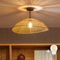 BRILAGI - LED virsmas piestiprināmā lustra CERIA BOHO 1xE27/60W/230V diametrs 50 cm melna/brūna