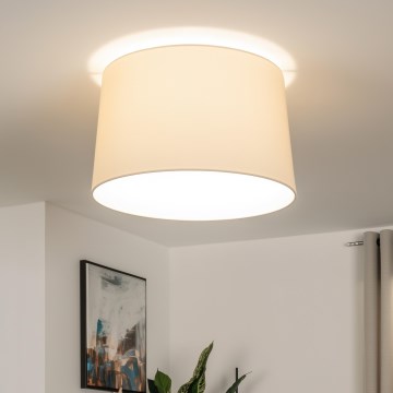 Brilagi - LED virsmas piestiprināms griestu lukturis CERIA 1xE27/40W/230V Ø 45 cm bēšs