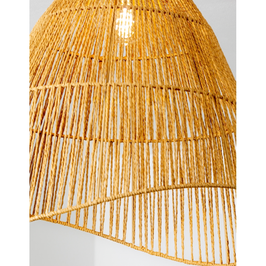 Brilagi - LED virsmas stiprināma griestu lampa CERIA BOHO 1xE27/40W/230V Ø 70 cm brūna